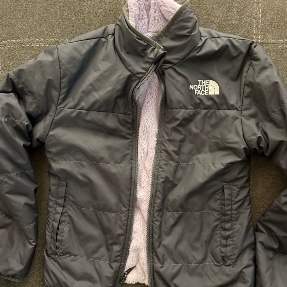 The North Face Kids Gray insulated Jacket